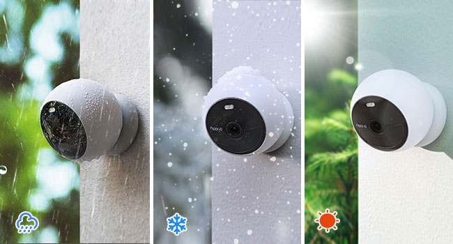 Noorio Security Cameras Wireless Outdoor/Indoor Magnetic