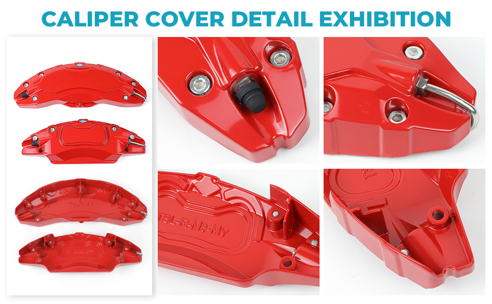 Caliper Covers Compatible with 20172024 Tesla Model Y