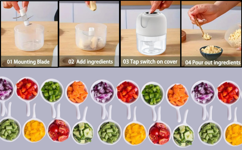crusher mixer onion baby ninja mini veg processors cutter choppers small grinder electric 