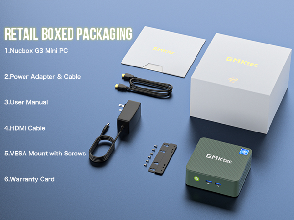 GMKtec Nucbox G3 Intel N100 Mini PC Features
