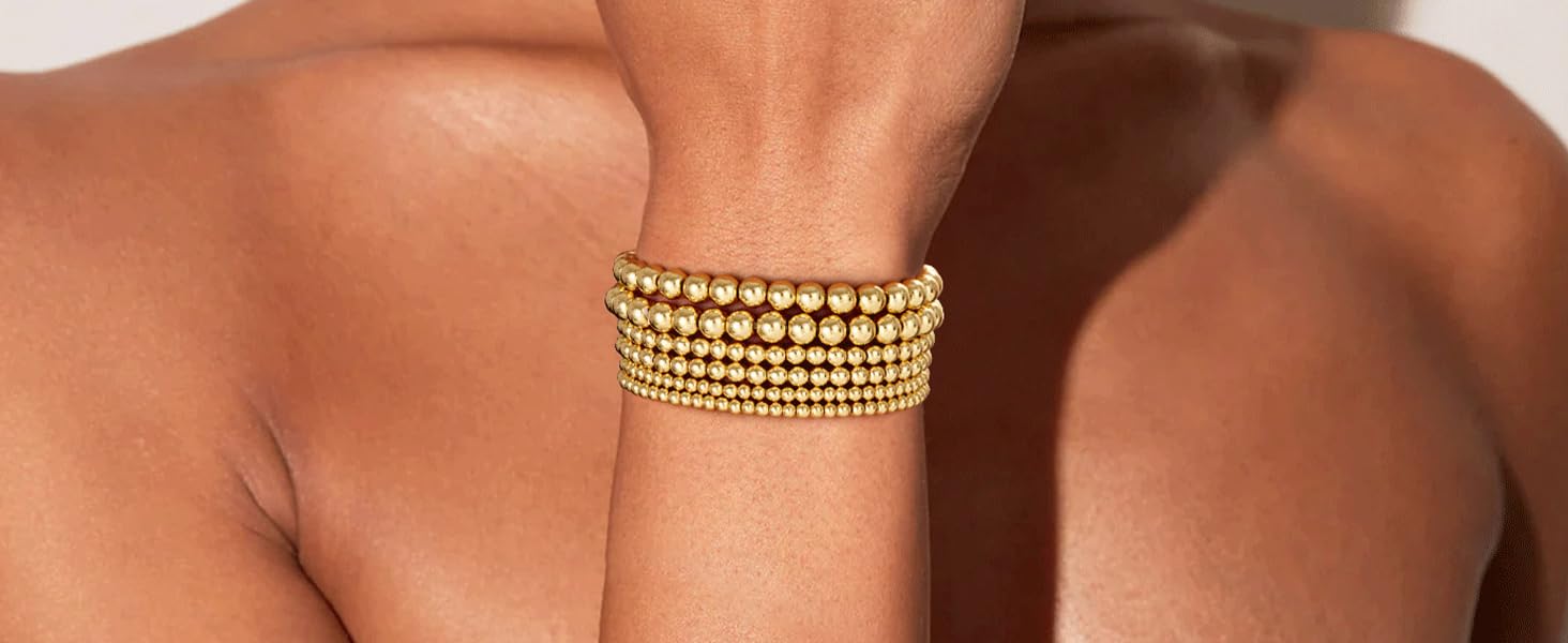 Gold bracelets 