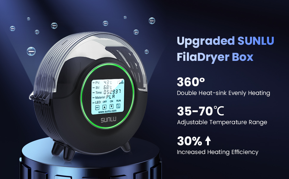 Filament Dryer Box,Upgrade FilaDryer S2 Dry Box,SUNLU Dry
