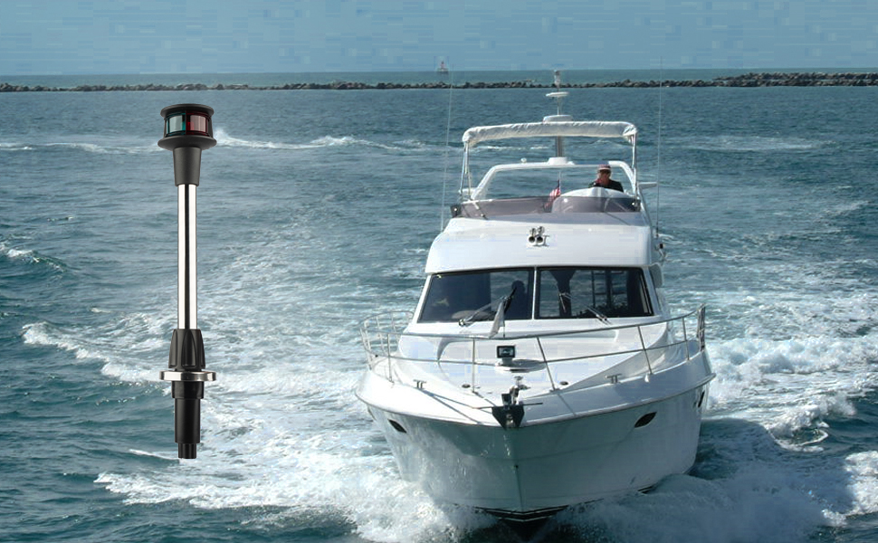 Besramtic Bow Light LED Boat Navigation Lights Red and