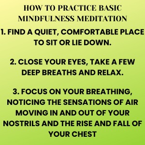 practice meditation,find,quiet
