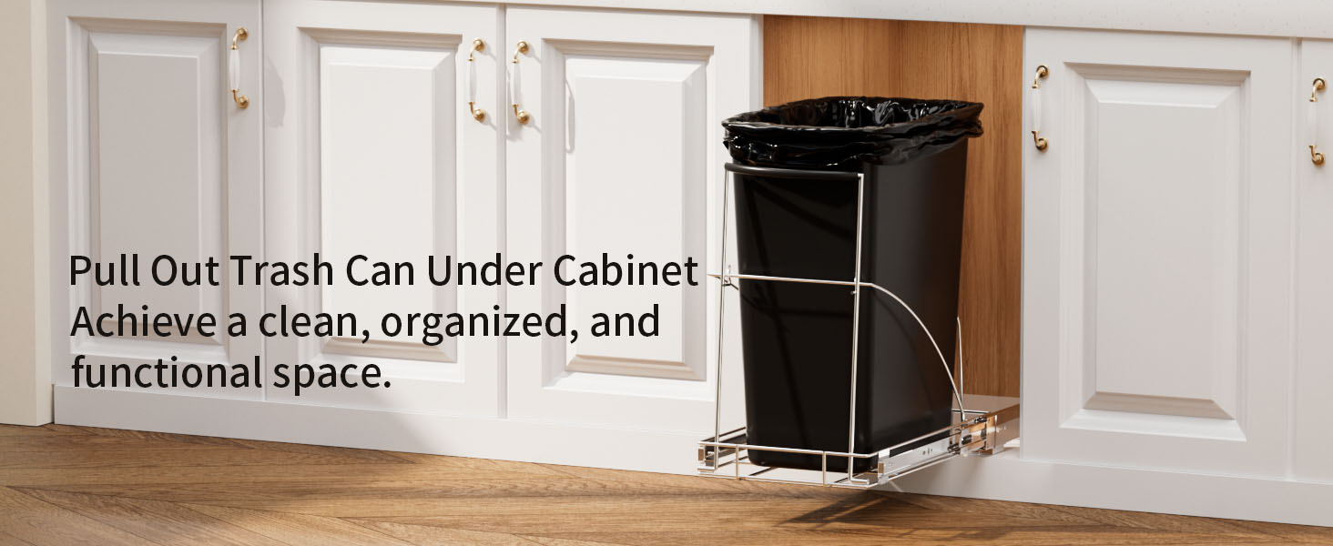 Under Sink Garbage Can Shelf