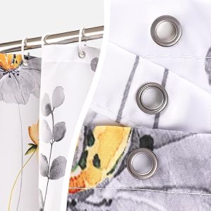 シャワーカーテン　かわいい　おしゃれ　バスカーテン