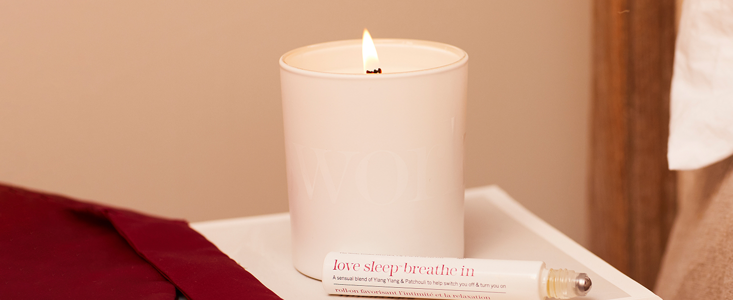 this work, love sleep seduction candle