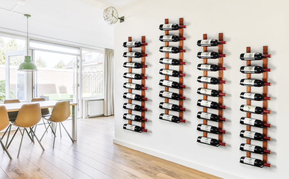 B4Life Wine Racks Wall Mounted, Wall Wine Bottle Display