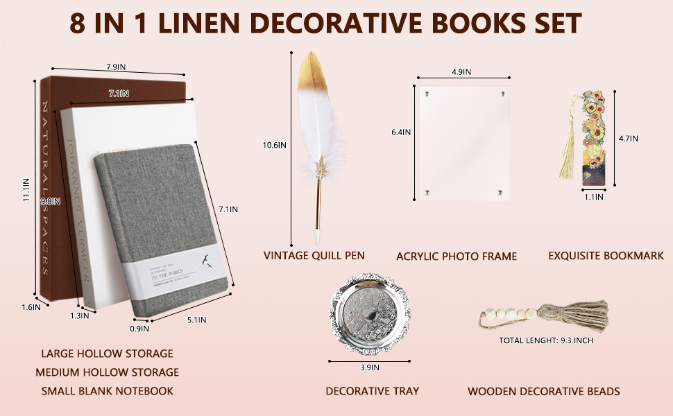 faux books for decoration