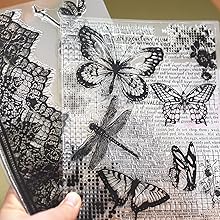 Silicone Texture Stamp Sheets for Polymer Clay