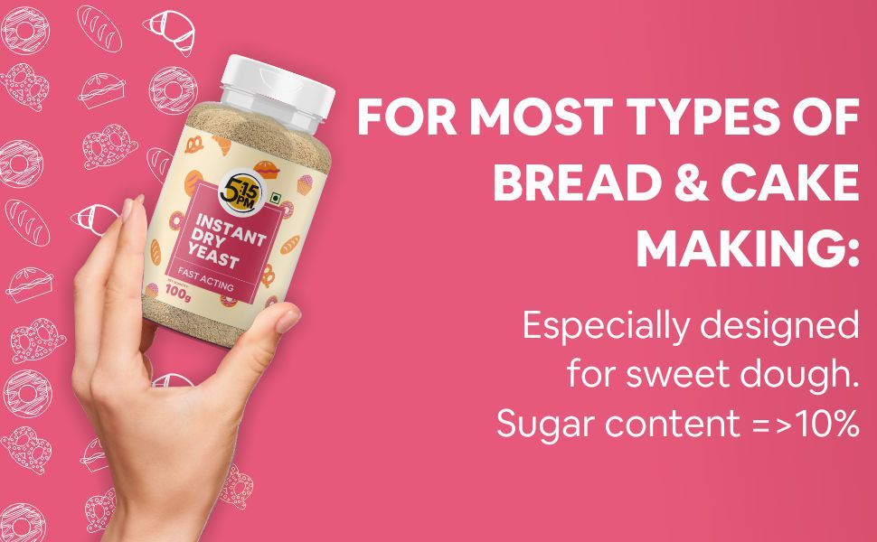 515PM Instant Dry Yeast Powder Active Dry Yeast for Bread making and