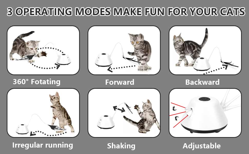 Cat Toy, Interactive Cat Toys for Indoor Cats Exercise, Automated Cat Light Toy