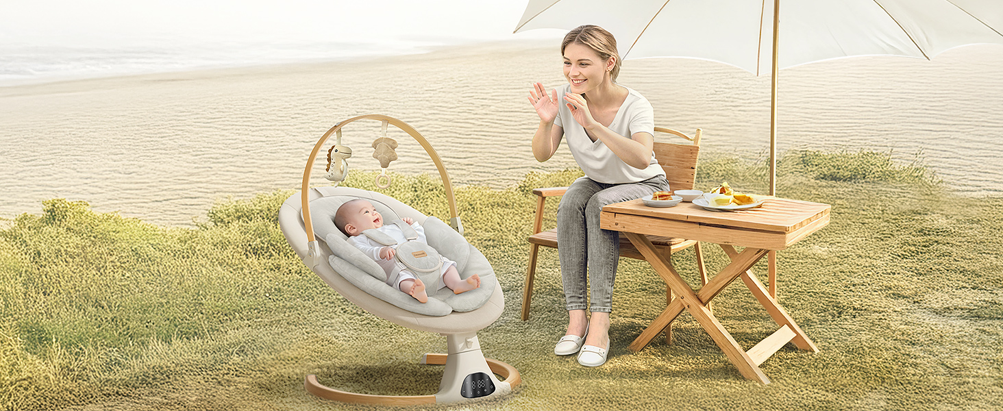 Baby Swings for Infants, Monamii Baby Swing