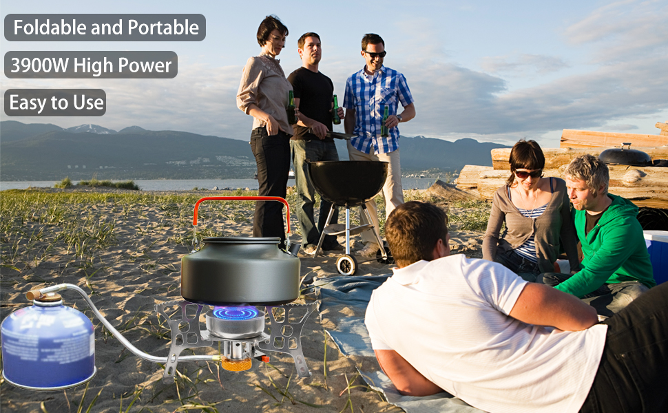 3900W Camping Stove Gas Portable