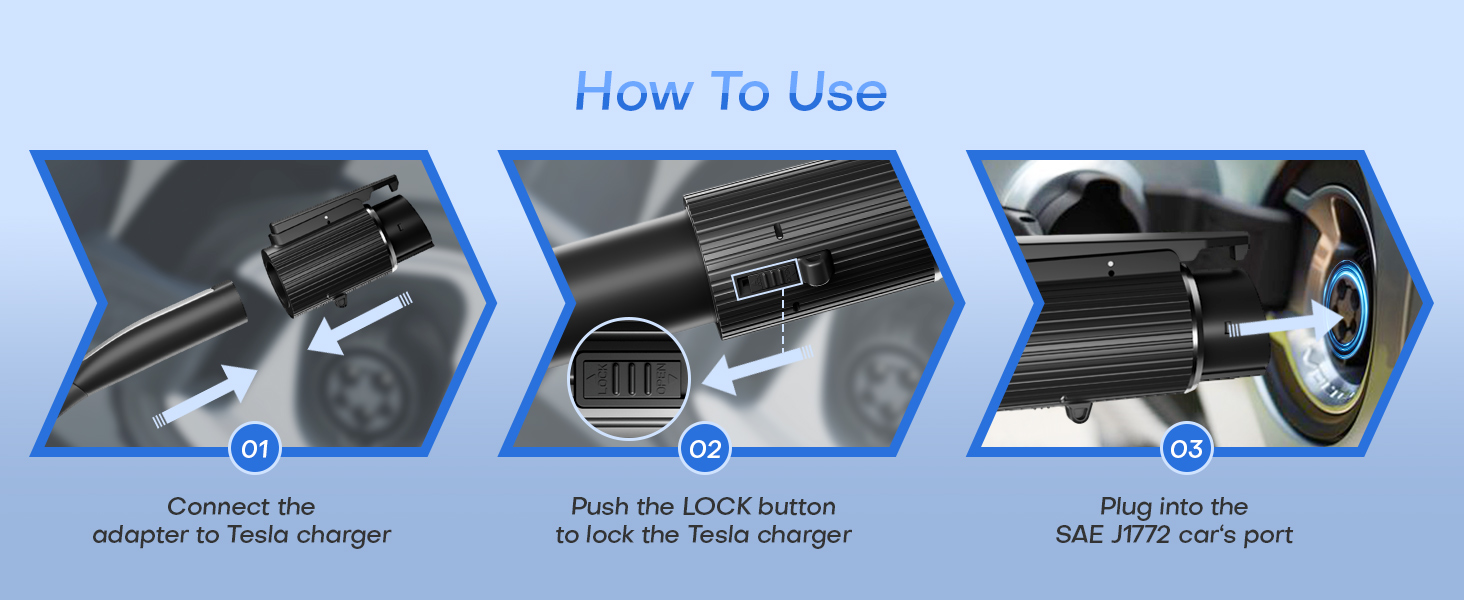 tesla charger to J1772 adapter 