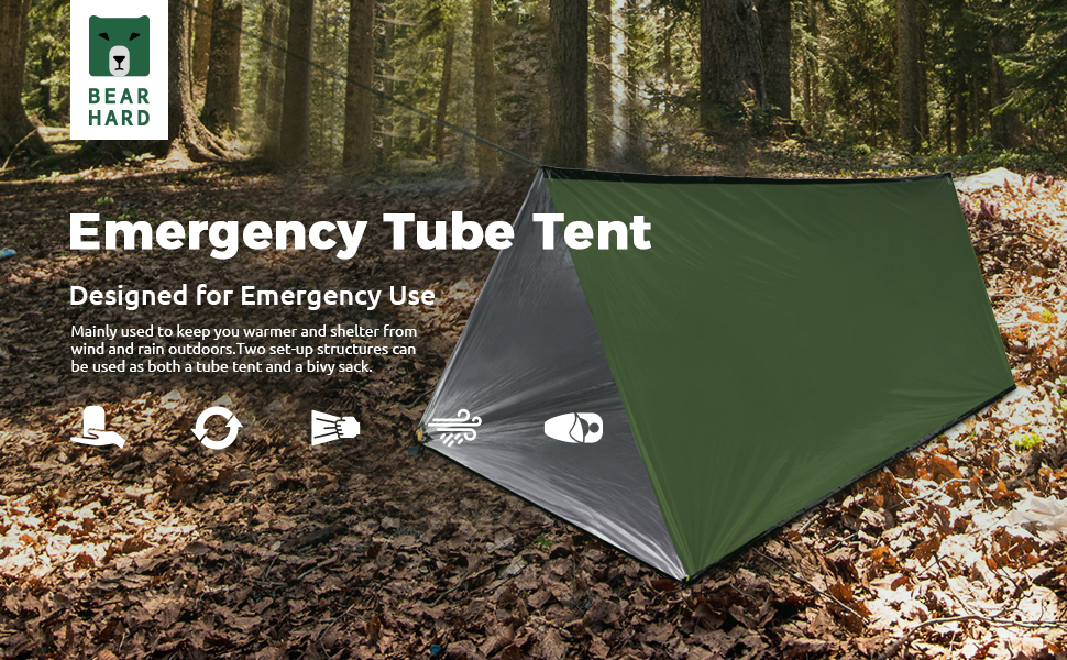 emergency tube tent