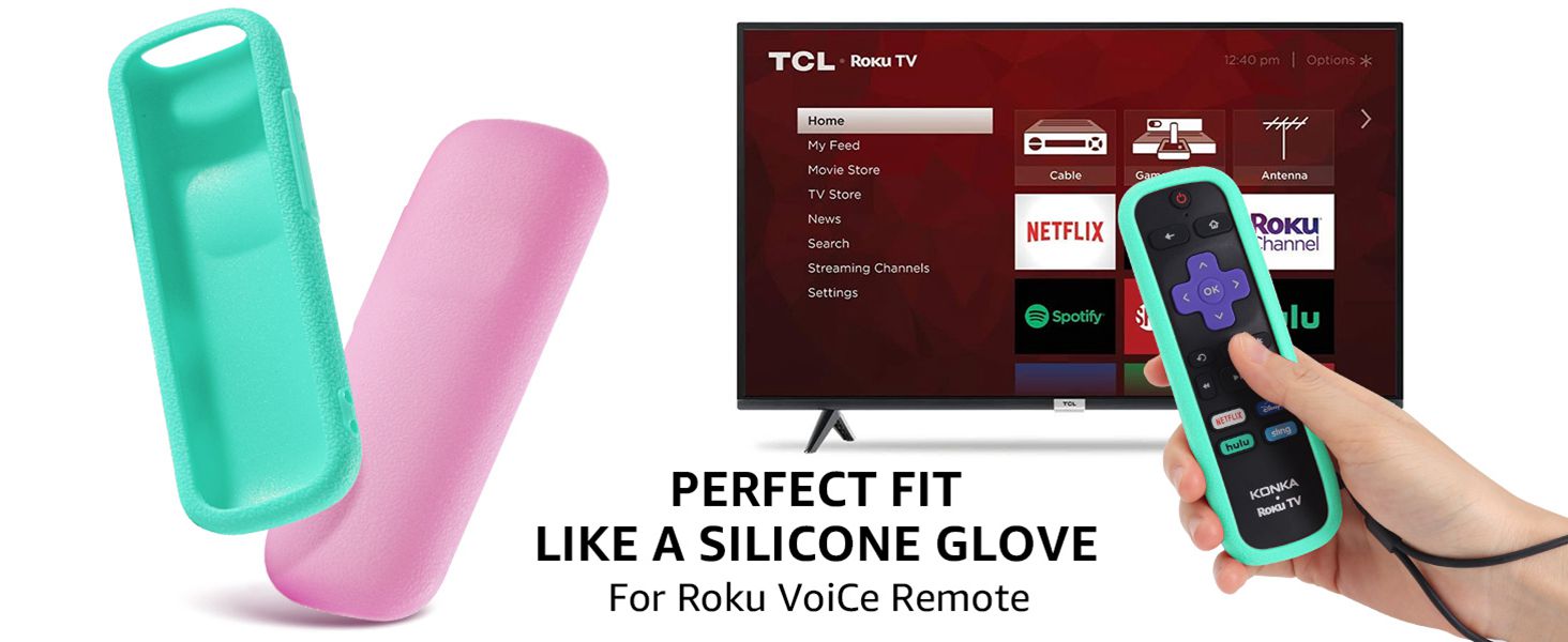 Anti Slip Silicone Cover for roku tv
