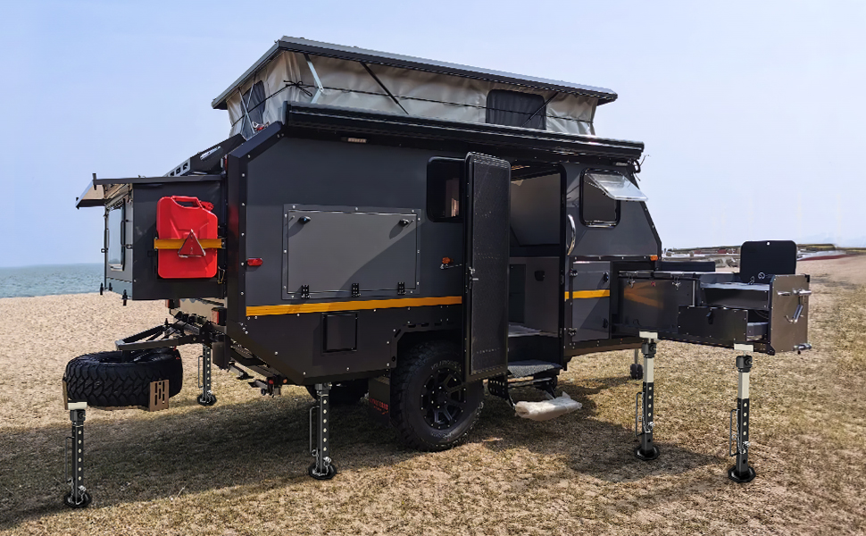 JHdril RV Slide Out Supports Jacks 26" to 55", Heavy Duty