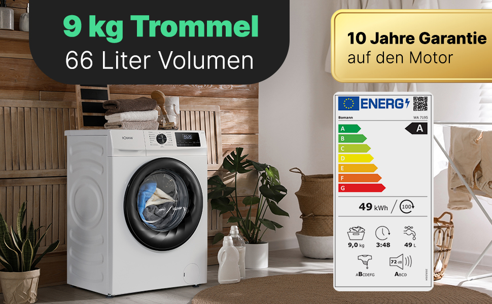Waschmaschine 9 Kilo