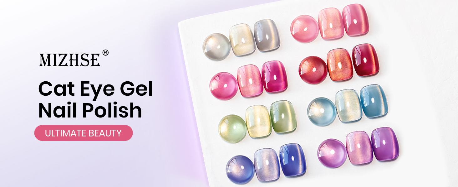 MIZHSE Cat Eye Gel Nail Polish