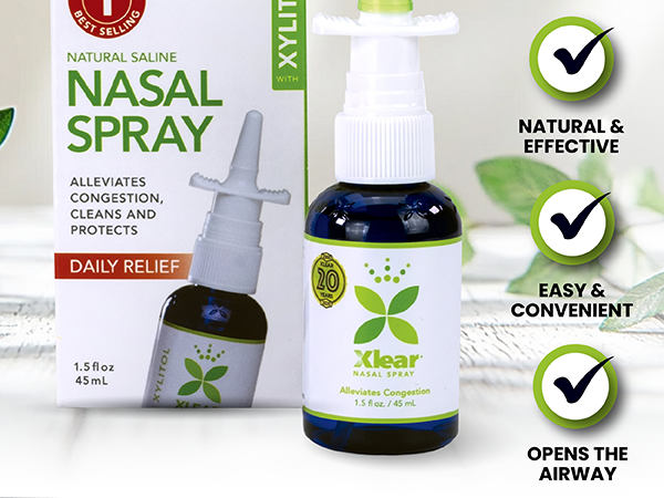 sinus nasal spray saline max allergy cleaner system cold