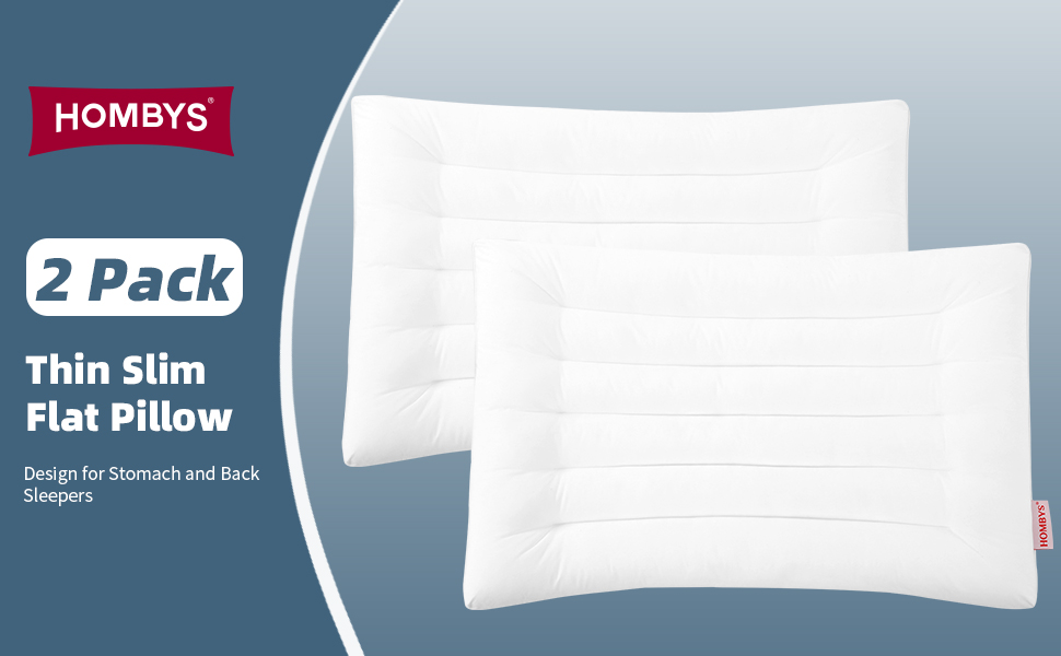 HOMBYS Thin Stomach Sleeper Bed Pillows for Slim Figures
| Extra Low Profile Stomach and Back Sleepers Pillow from H 17674122 C249 4e13 87e7 6b522e039cc2. CR0,0,970,600 PT0 SX970 V1