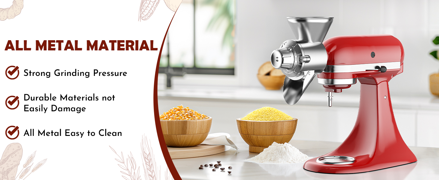 kitchenaid grain mill attachment