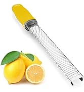 iNeibo Kitchen Cheese Grater & Lemon Zester - Sharp 18/8 Stainless Steel Blade - Colorful Ergonom...