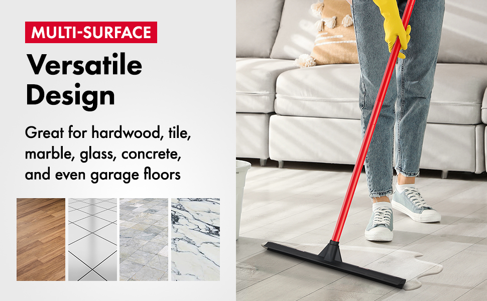 Tyroler Bright Tools PushandPull Squeegee, 100 Natural Rubber, 44CM