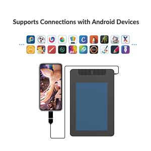 VEIKK Tablet de desenho VK640, tablet OSU de 6 x 4 polegadas com caneta sem bateria, tablet gráfico digital para Android, Windows, Mac, Chrome Linux, suporta função de inclinação, 6 teclas de atalho 22 VK640 MOBILE