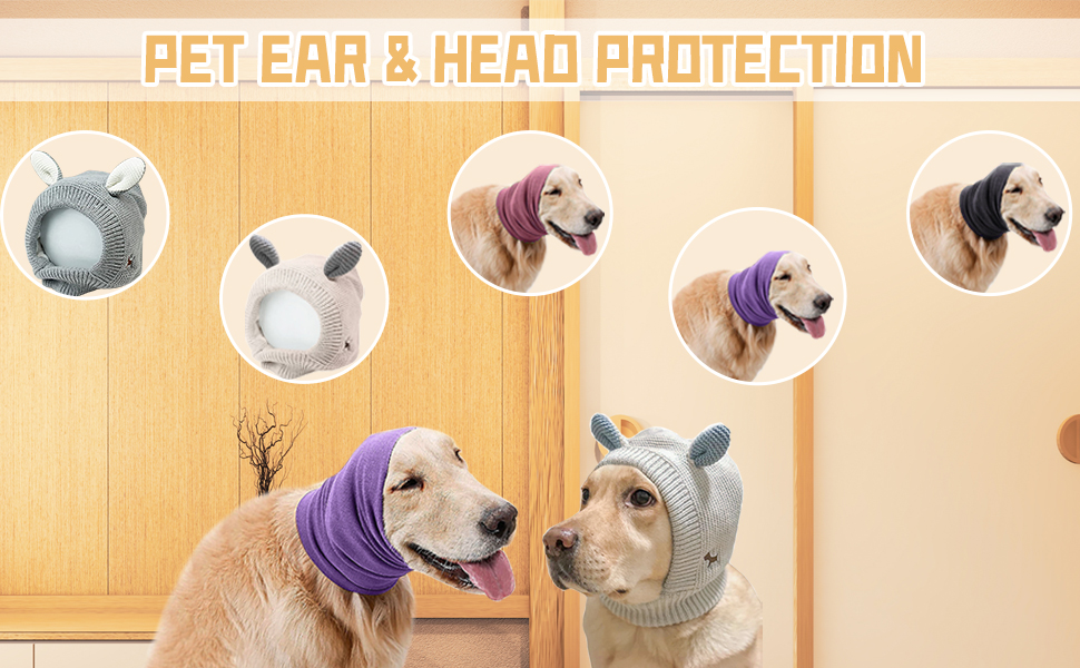 Quiet Ears for Dogs Anxiety Barking Dog Ear Covers Muffs