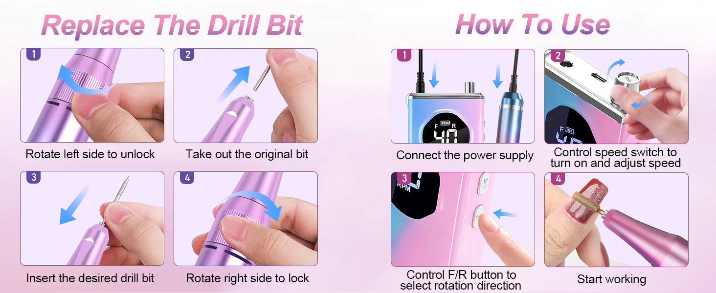 nail drill para uñas maquina de uñas portable nail buffer electric nail buffer cheap prep sander 