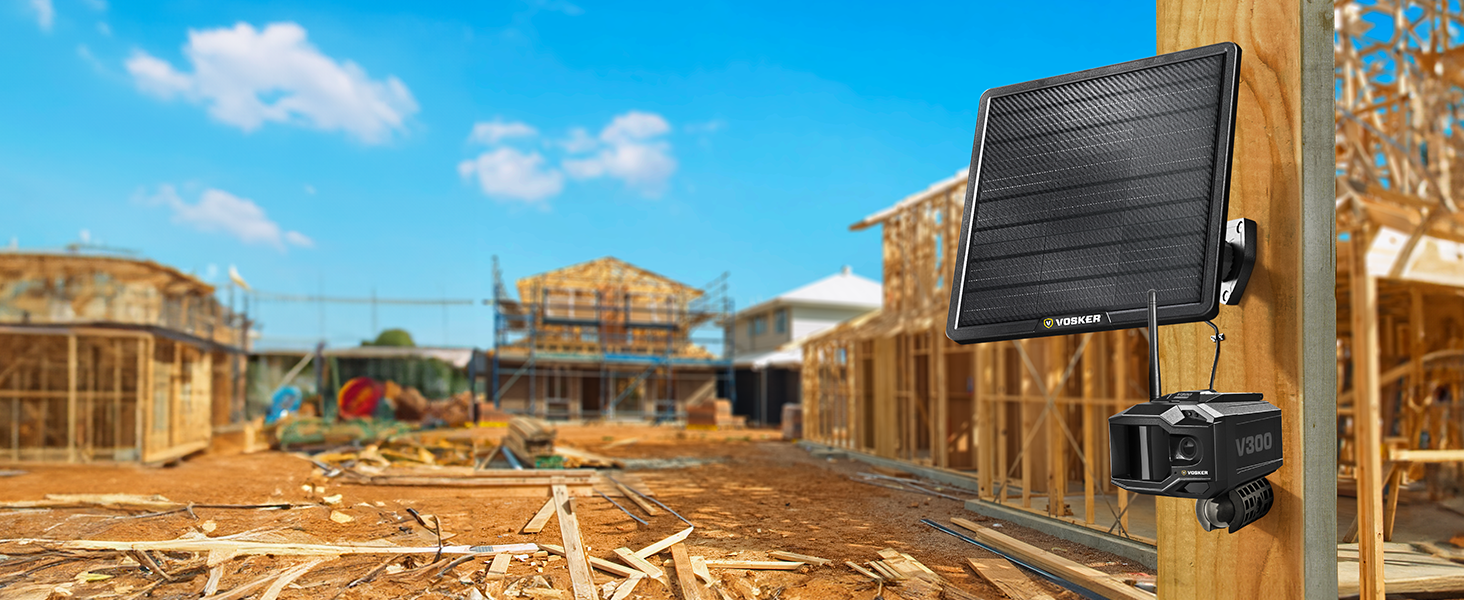 Vosker solar security cameras wireless outdoor outside security cameras with night vision