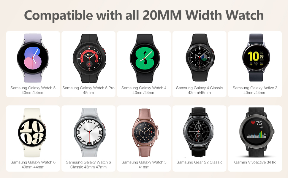 for galaxy watch 4 bands women