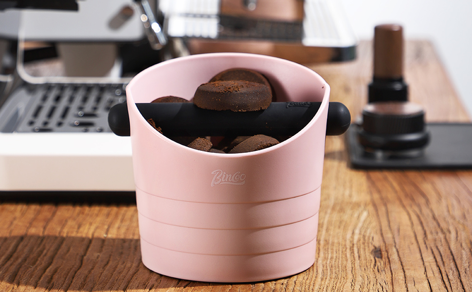 pink Espresso Knock Box