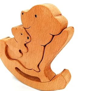 Teddy/Panda Rocking Baby and Mummy Jigsaw Puzzle Game