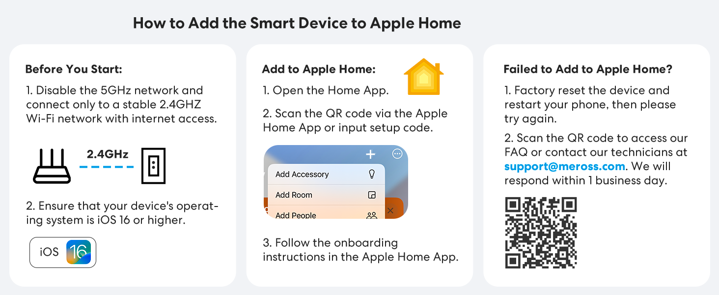 add device to Apple Home