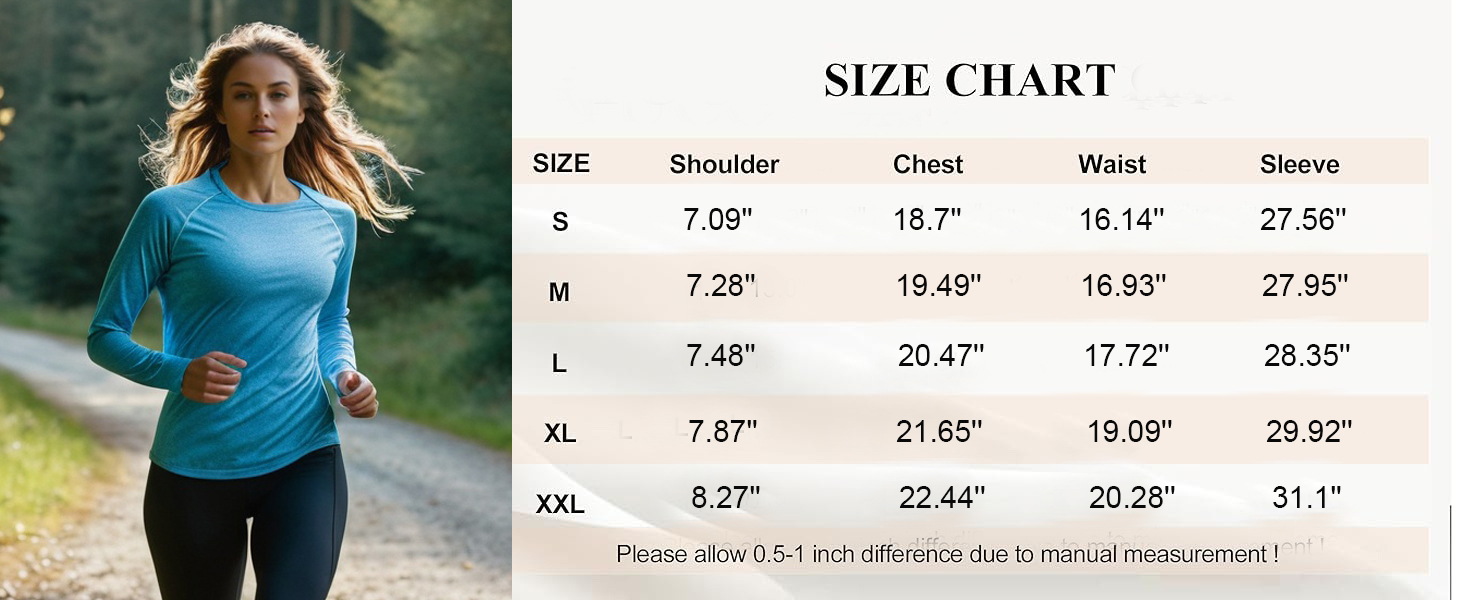 womens active shirts long sleeve upf 50 workout running shirts