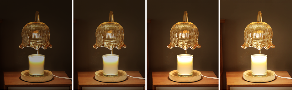 dimmable candle warmer lamp