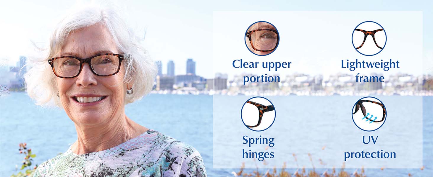 In Style Eyes Seymore Classic Retro Bifocal Reading Glasses