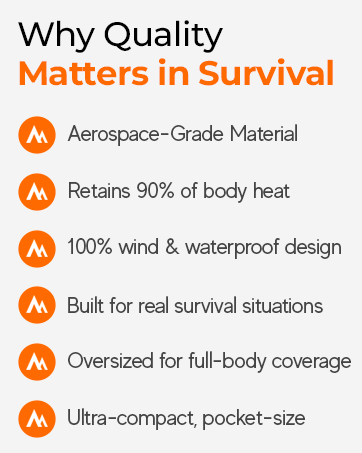 sierra madre emergency sleeping bag