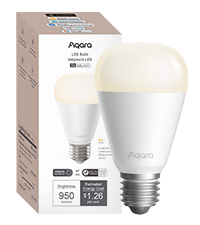 【5個セット】Aqara LED 電球 T2 E26口金 CCT Amazon | Aqara LED 電球 T2 E26口金 CCT 75W形相当 Matter