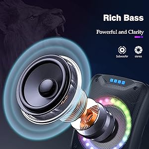 speaker powerful bass
