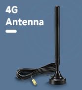 Superbat LTE External Antenna Kit 5Dbi External Omni Antenna SMA Magnetic Mount Extension Cable f...