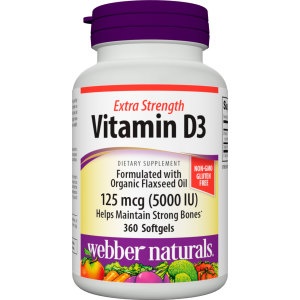 webber naturals vitamin d 5000 iu immune support extra strength