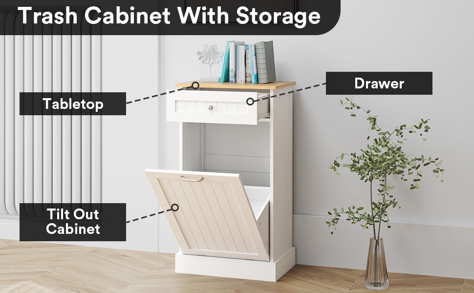garbage cabinet for kitchen