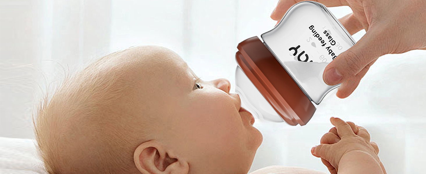 glass baby bottle 3oz