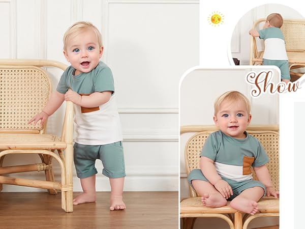 Amazon.com: fhutpw Baby Toddler Boy Clothes Summer Outfits 6