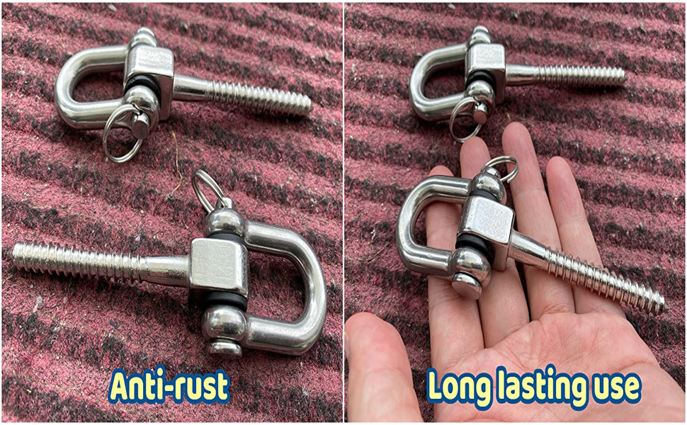 a picture of a hand holding a large bolt.