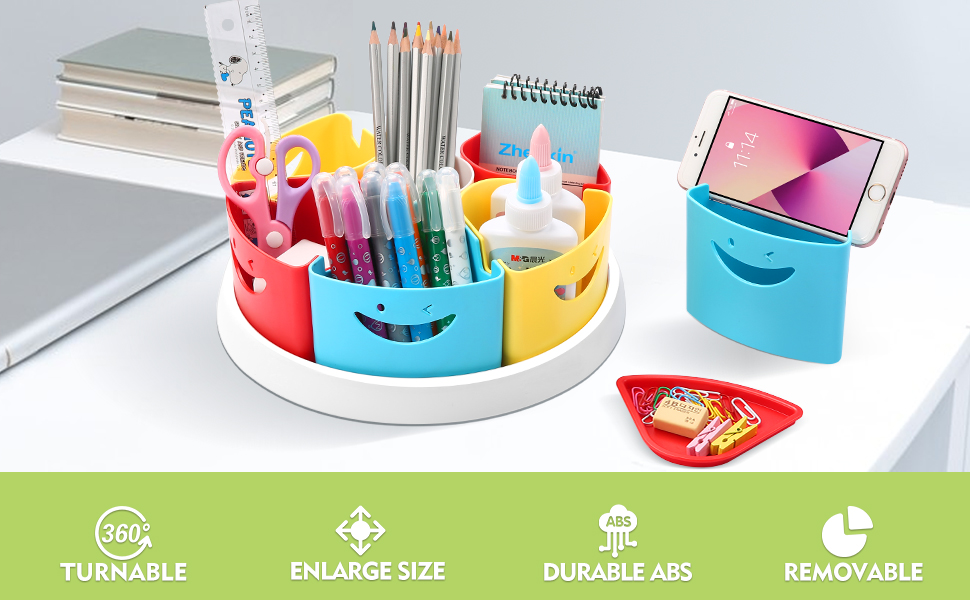 MeCids Art Supply Storage and Organizer 360° Spinning Pen